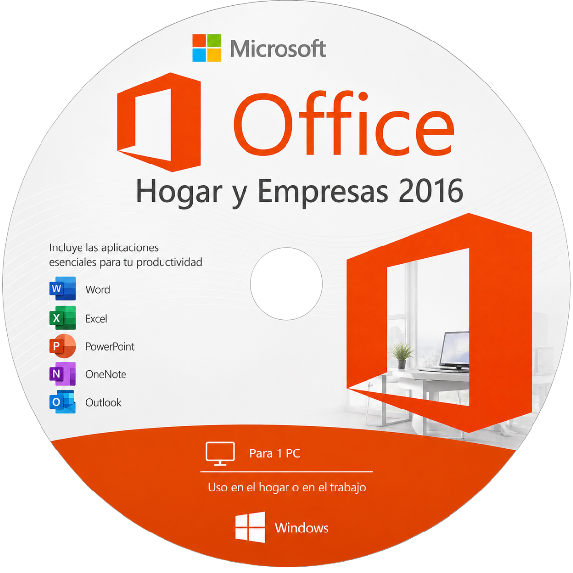Microsoft Office Hogar y Empresas 2016